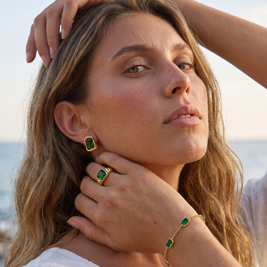 Emerald Jewelry Set