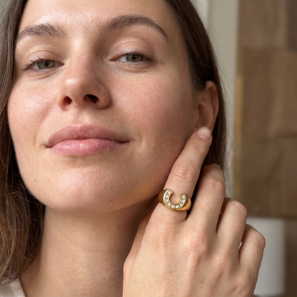 Horseshoe Signet Ring