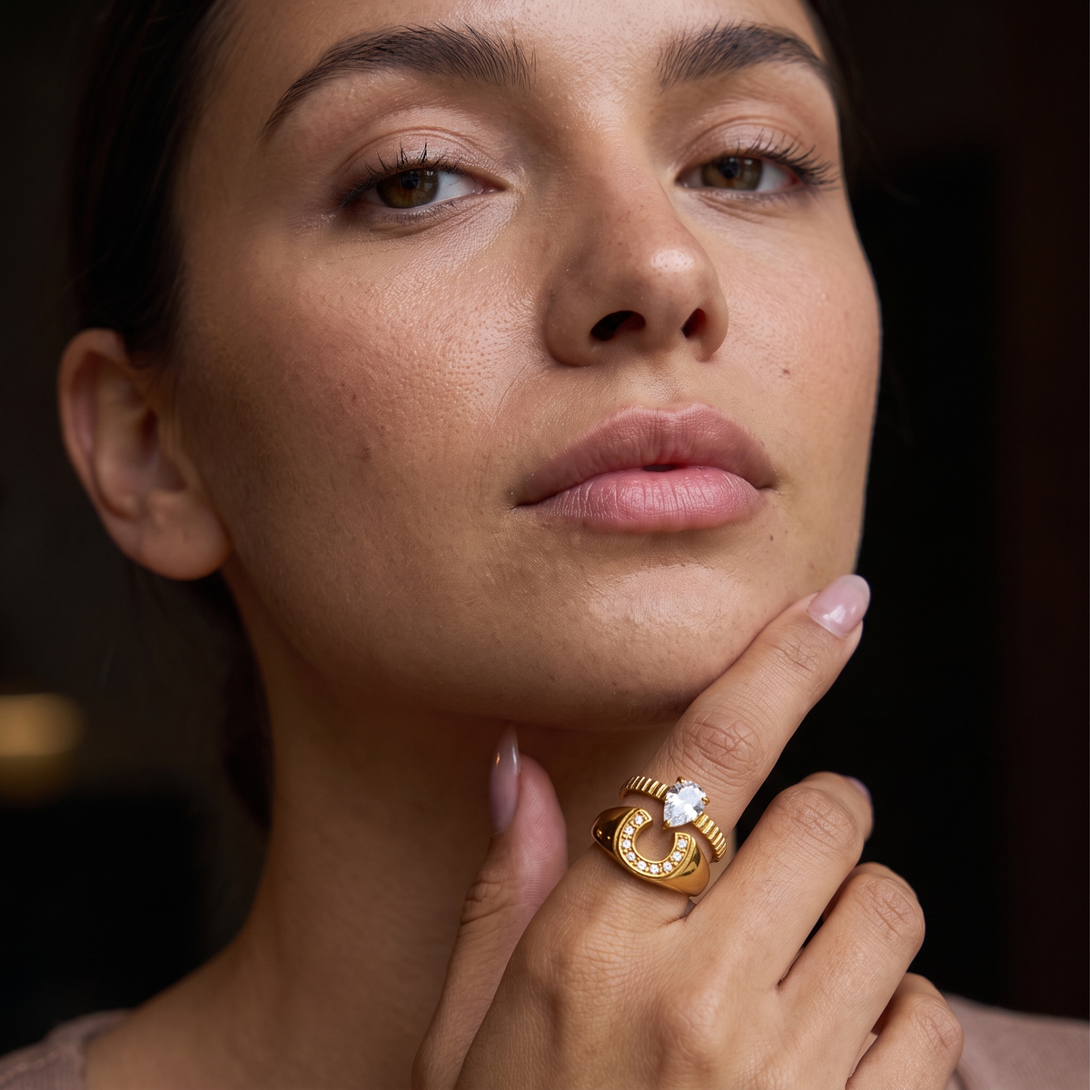 Horseshoe Signet Ring