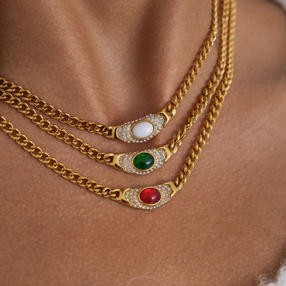 Celeste Stone Necklace