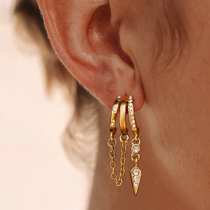 Arrow Drop Earrings