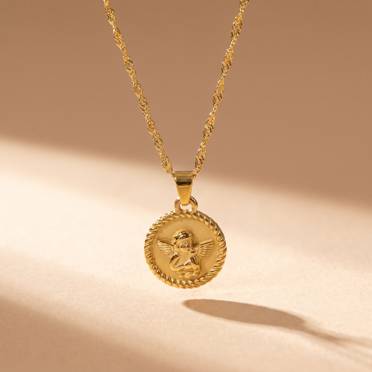 Angel Coin Necklace