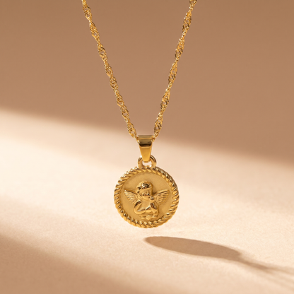 Angel Coin Necklace