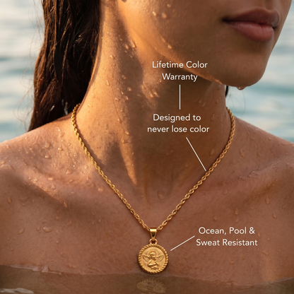 Angel Coin Necklace