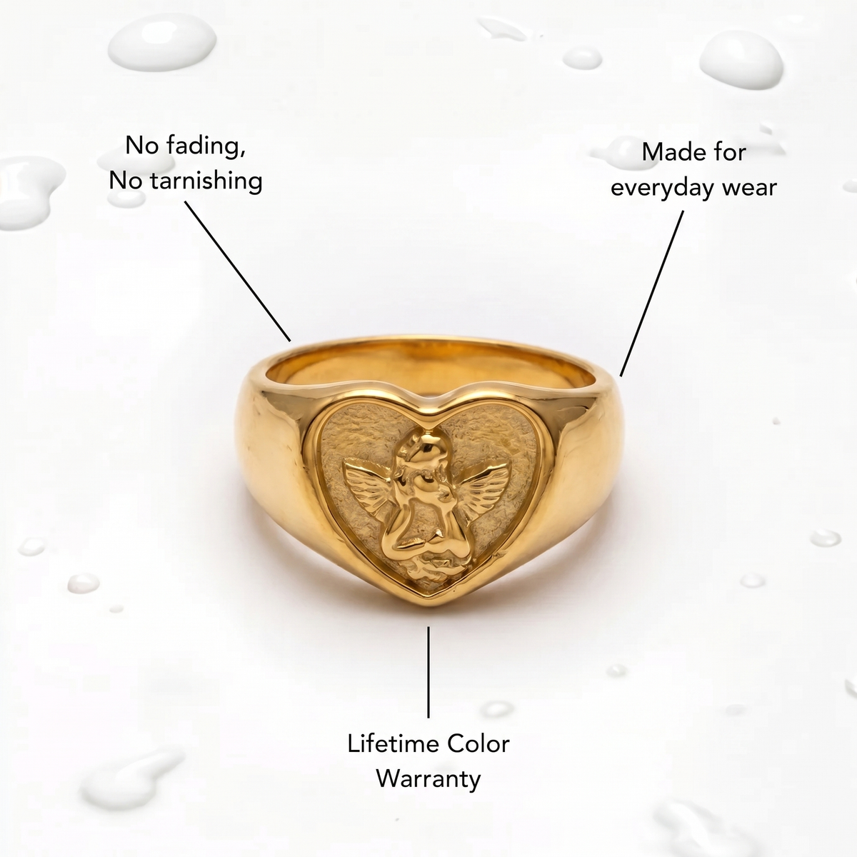 Angel Heart Ring