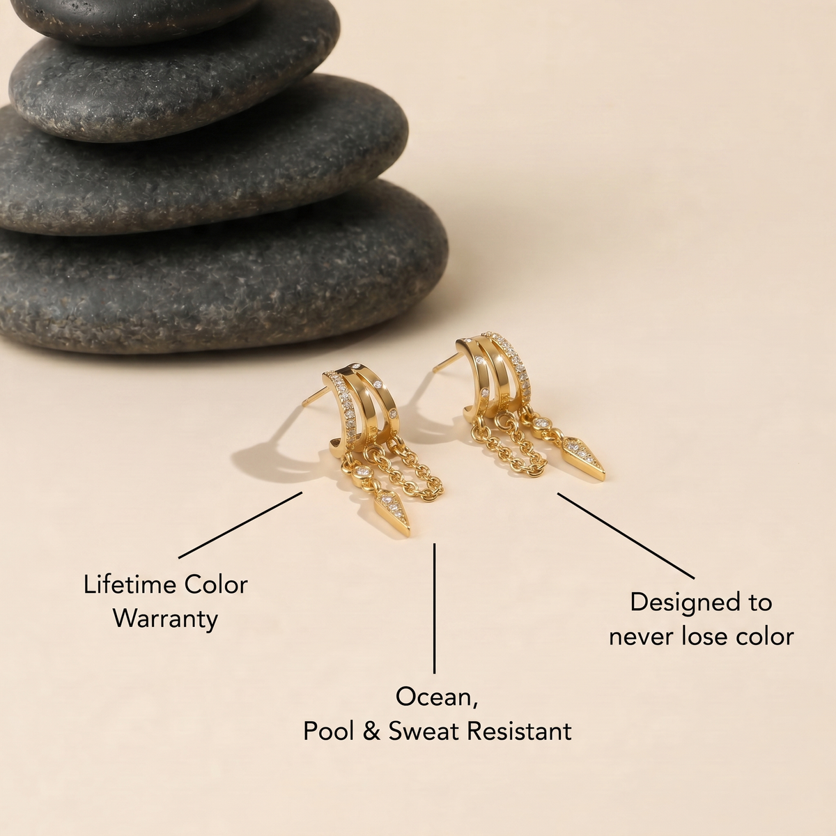 Arrow Drop Earrings