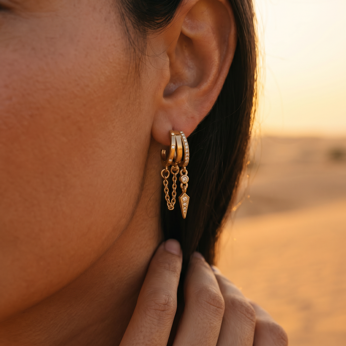 Arrow Drop Earrings