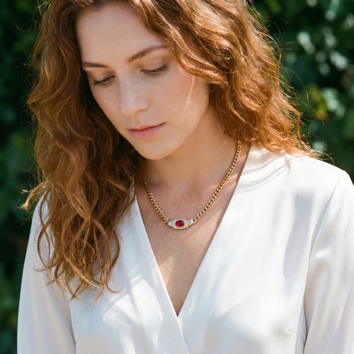 Celeste Stone Necklace