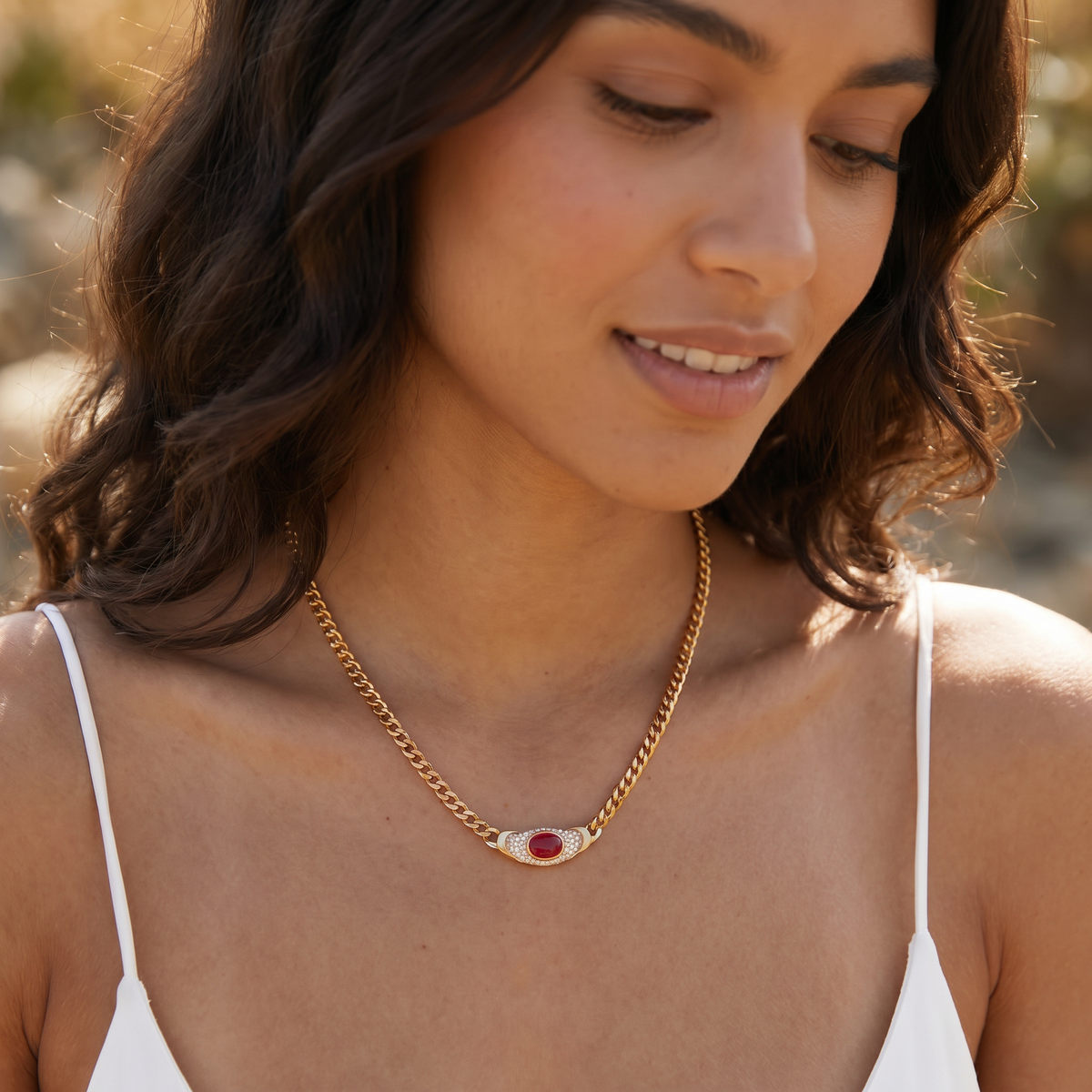 Celeste Stone Necklace