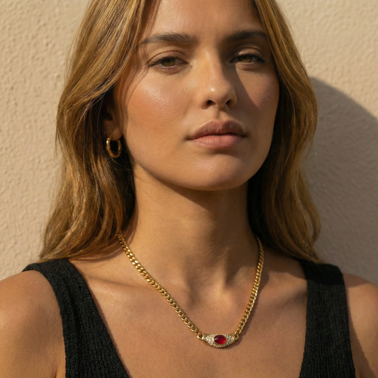 Celeste Stone Necklace