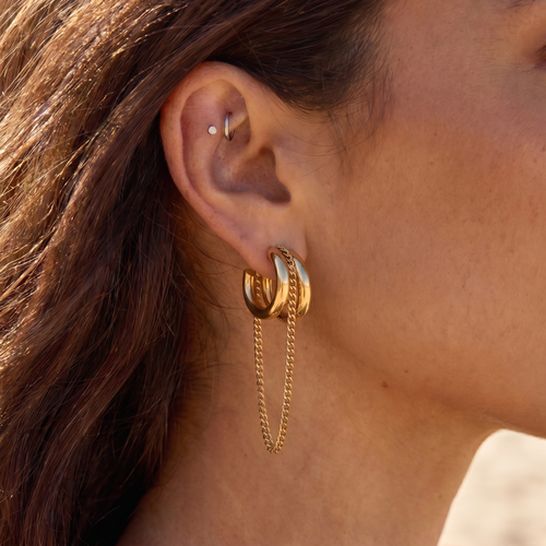 Double Arc Earrings