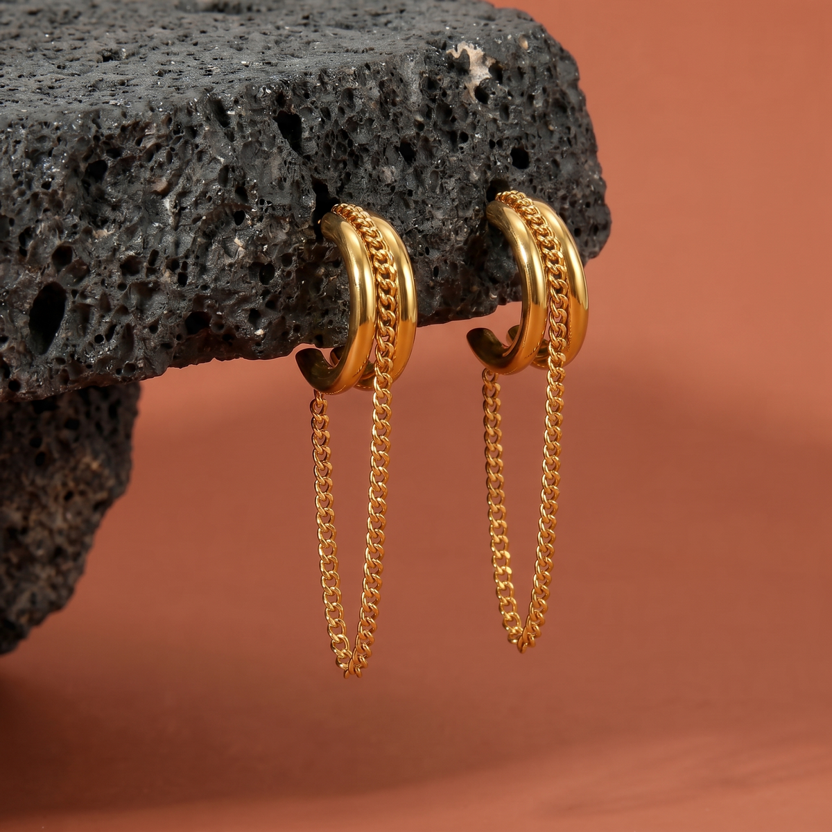 Double Arc Earrings