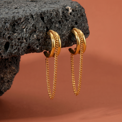 Double Arc Earrings