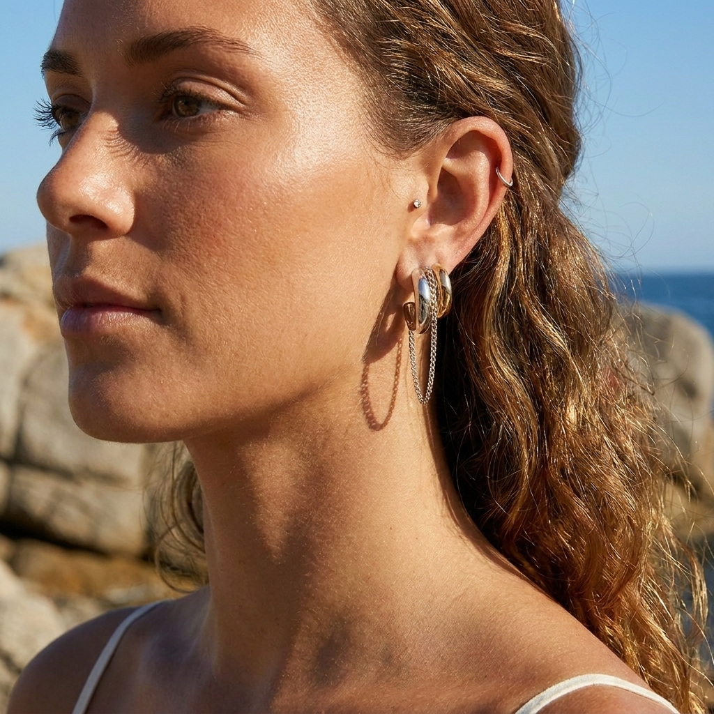 Double Arc Earrings