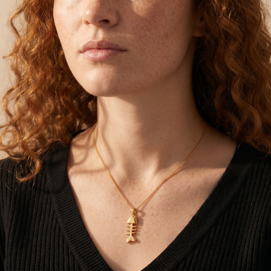 Fish Bone Necklace