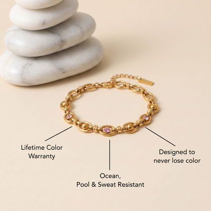 Maille Rose Bracelet