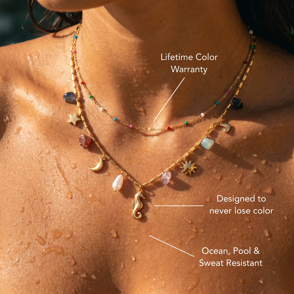 Mykonos Charm Necklace