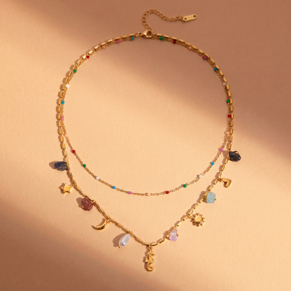 Mykonos Charm Necklace