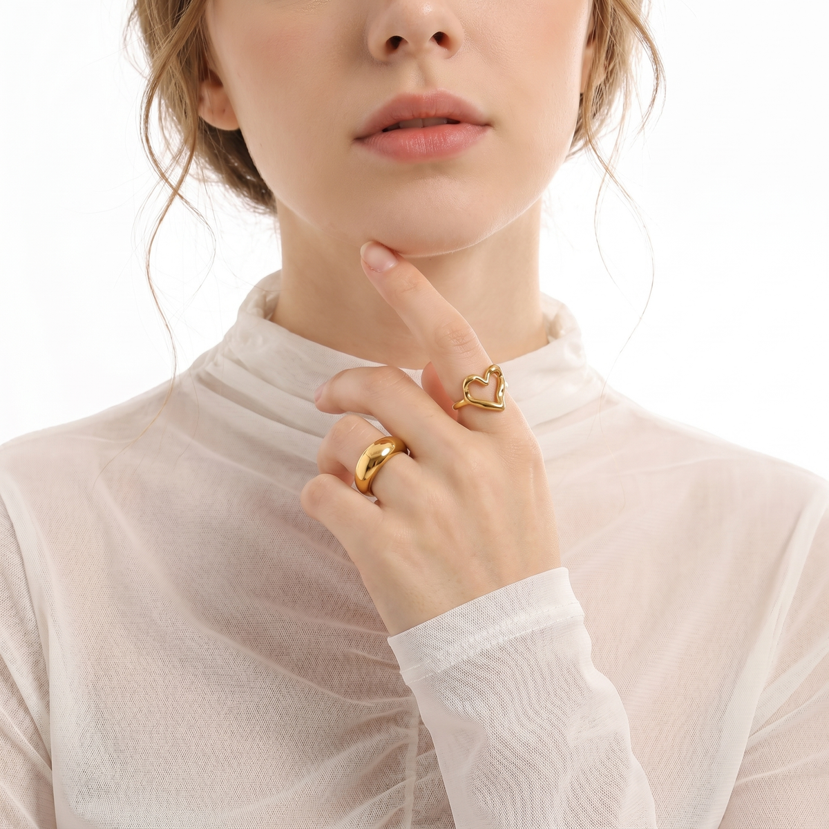 Open Heart Ring