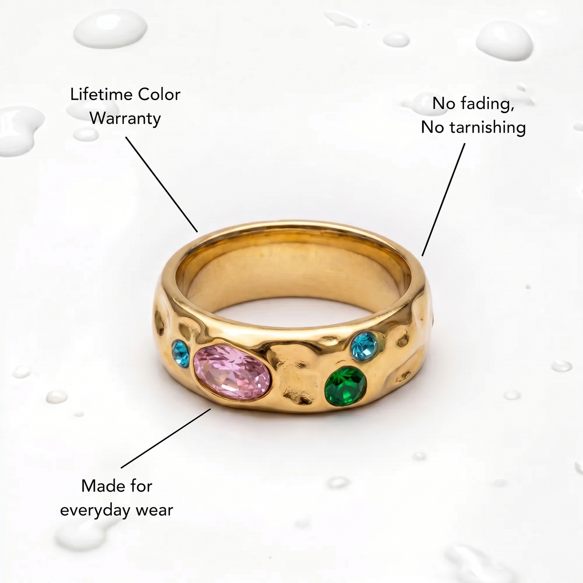Pastel Stone Ring