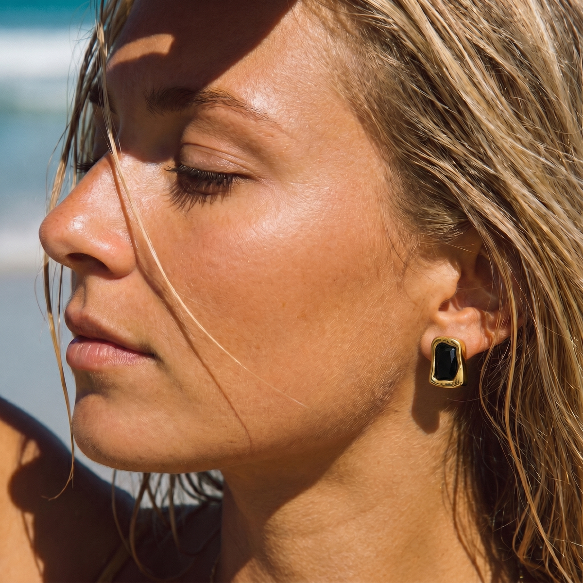 Pierre Stud Earrings