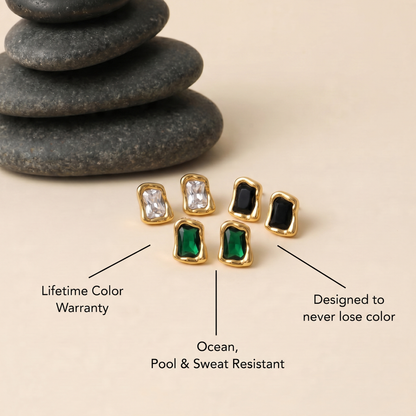 Pierre Stud Earrings
