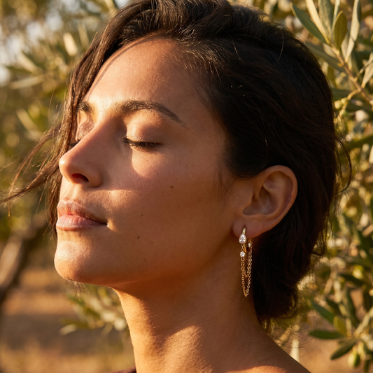 Rosée Chain Earrings