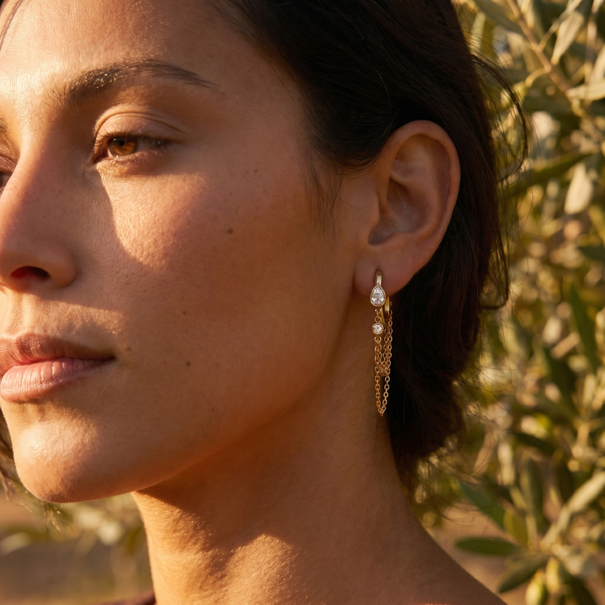 Rosée Chain Earrings