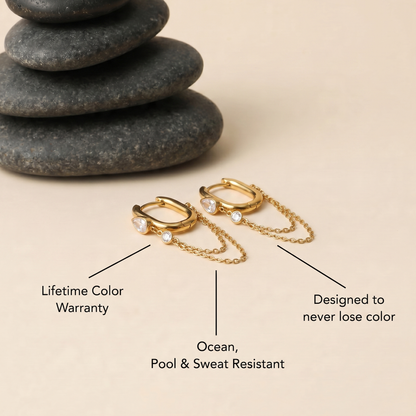 Rosée Chain Earrings