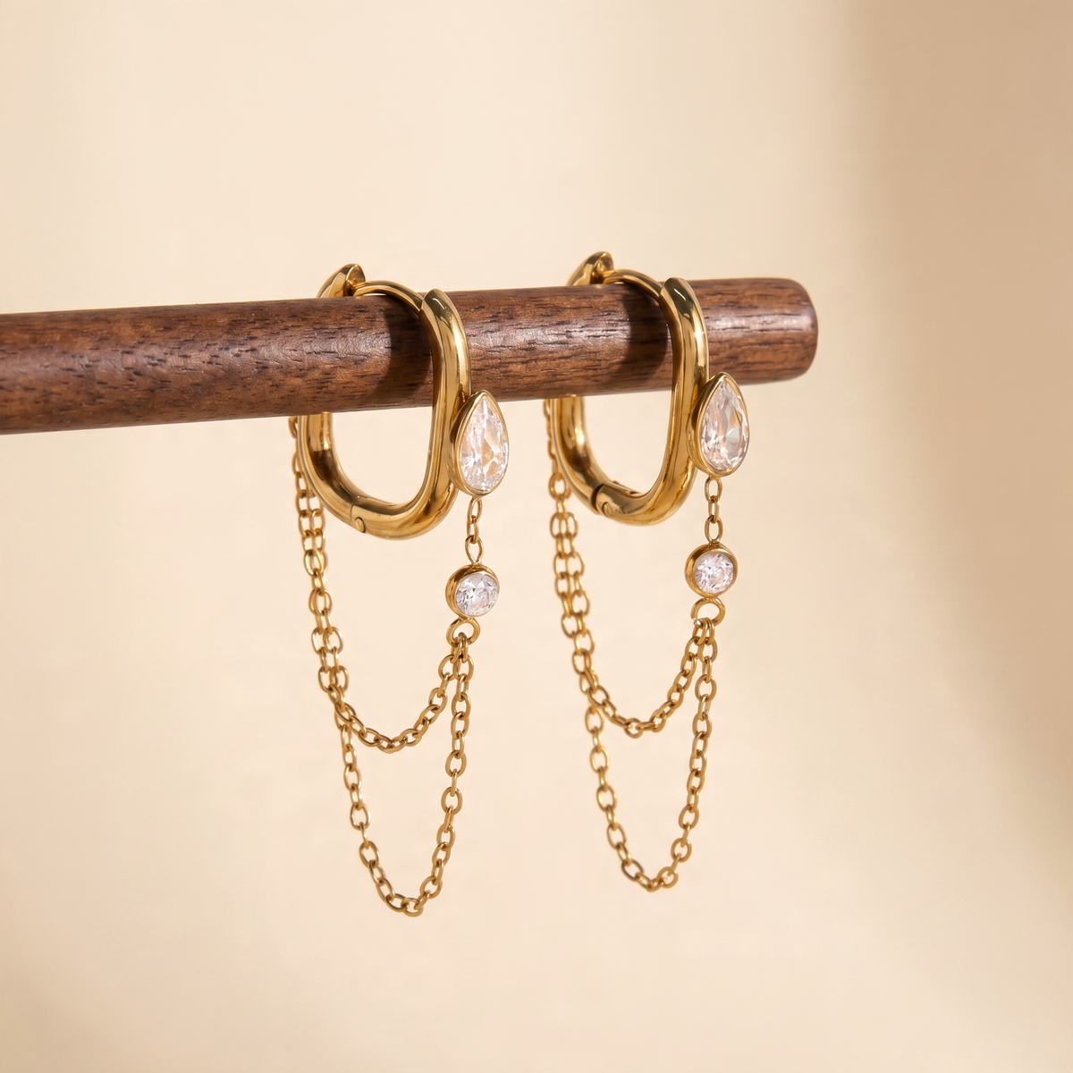 Rosée Chain Earrings