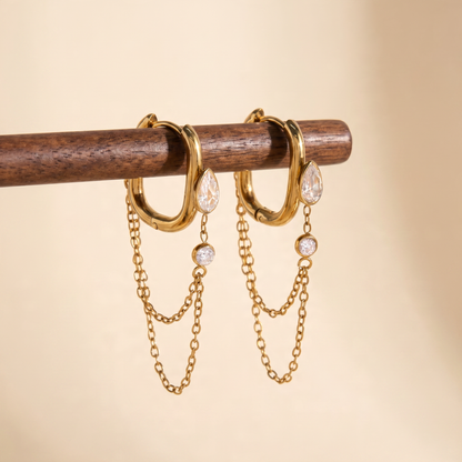 Rosée Chain Earrings