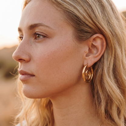 Spirale Hoop Earrings