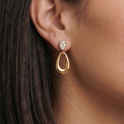 Teardrop Ovale Earrings