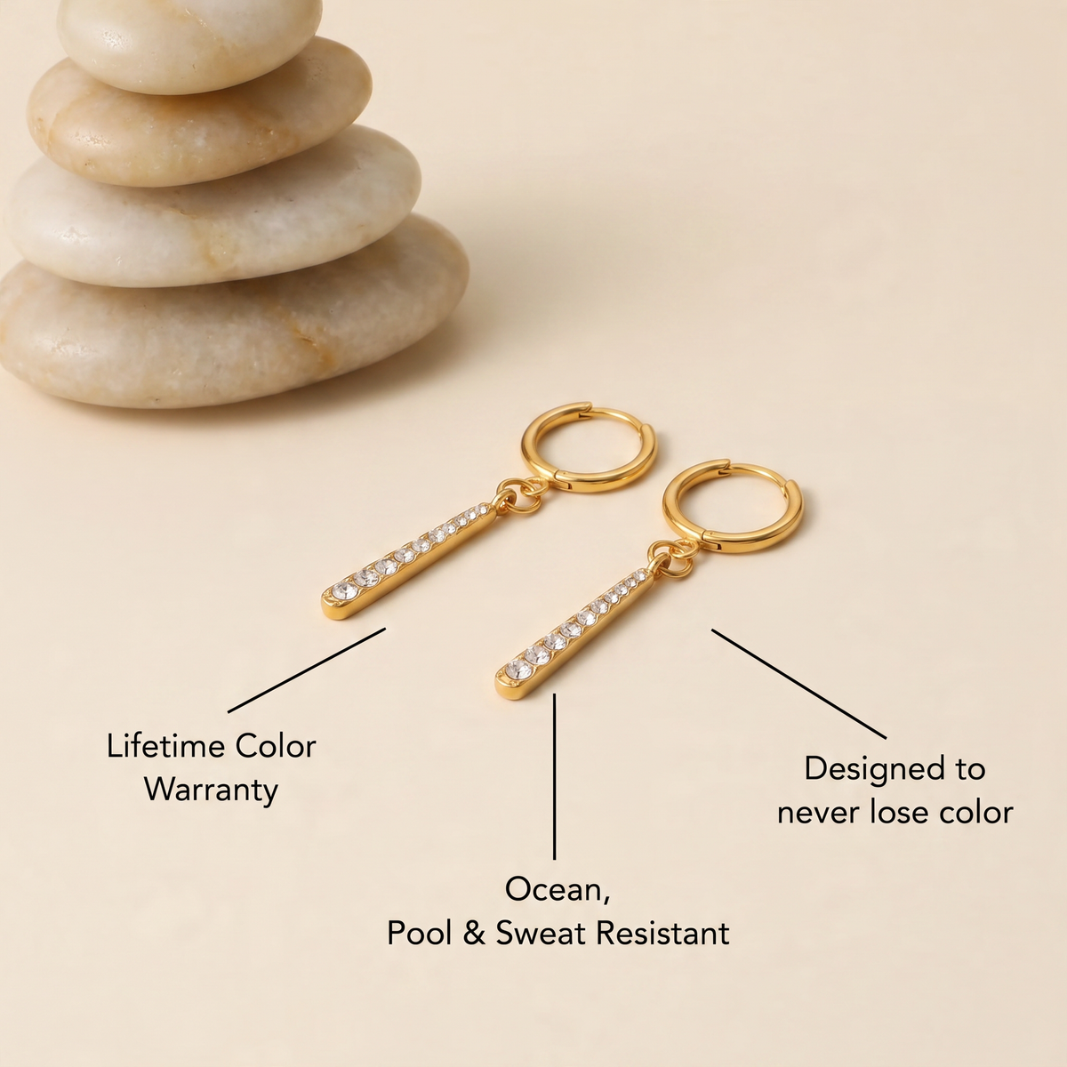 Trait Hoop Earrings