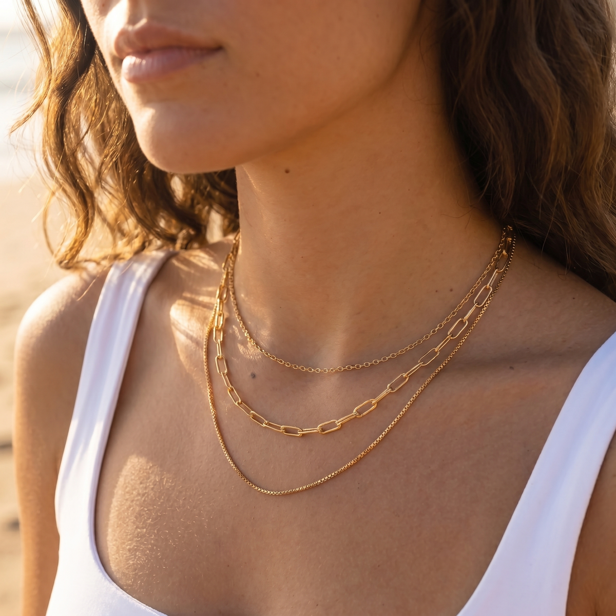 Trio Chain Necklace