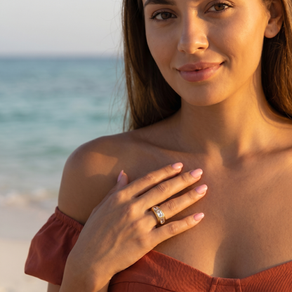 Triple Baguette Ring