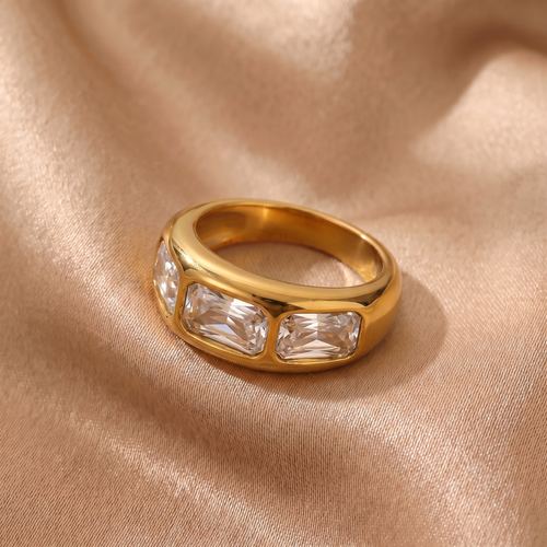 Triple Baguette Ring