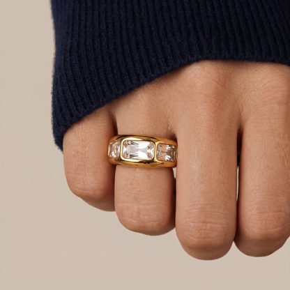 Triple Baguette Ring