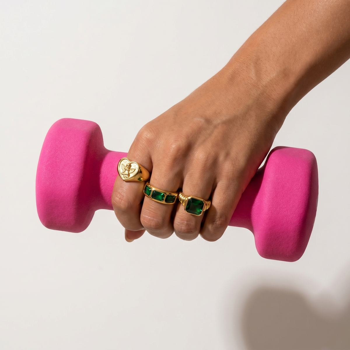 Twisted Stone Ring
