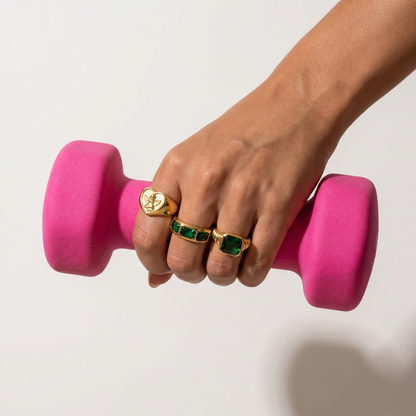 Twisted Stone Ring